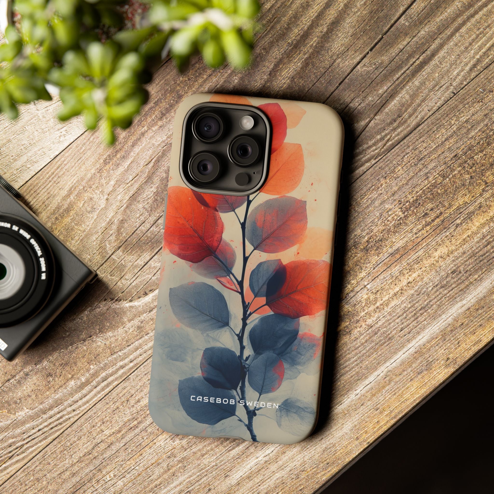 Ethereal Leaf Harmony iPhone 15 - Tough Phone Case