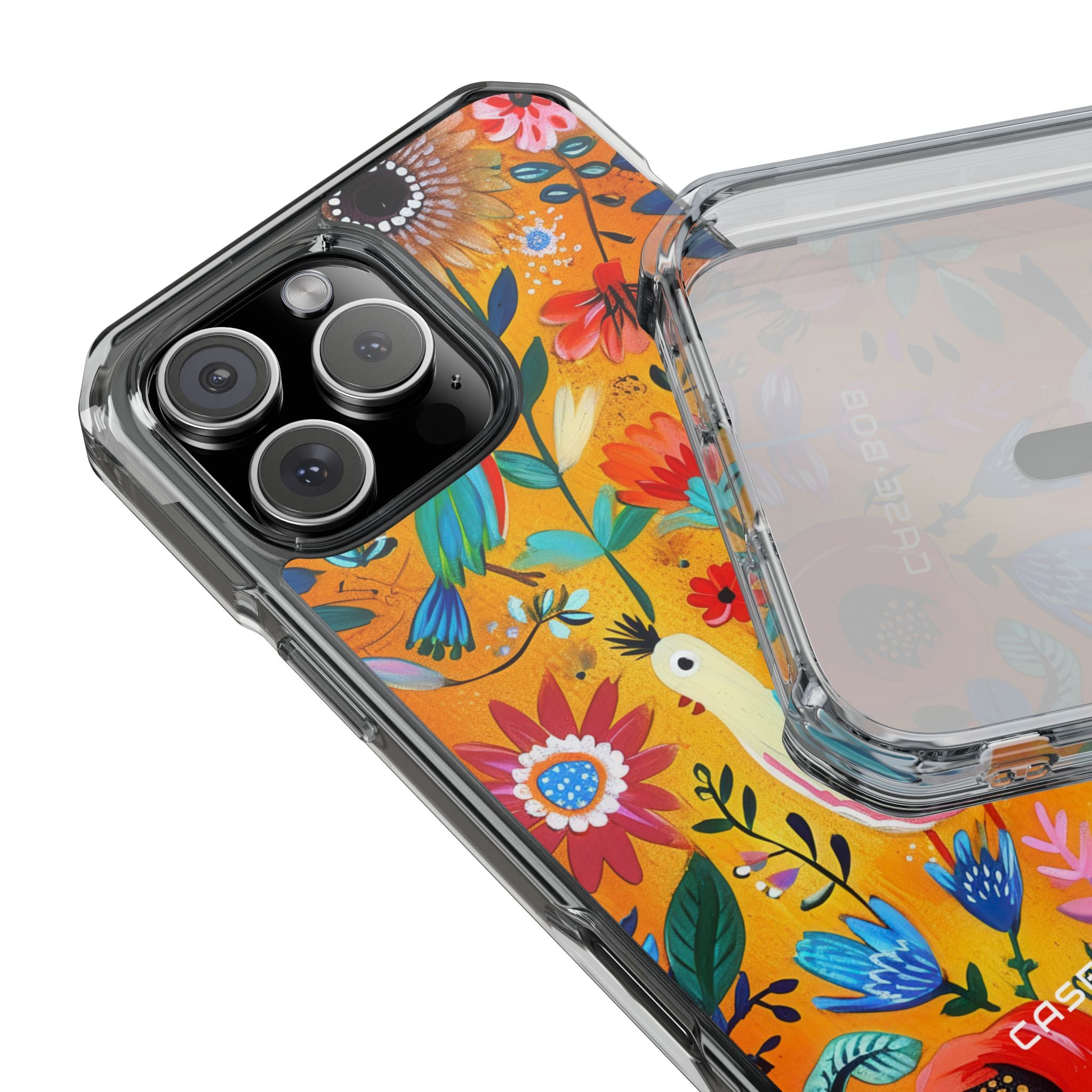 Colorful Birds Bloom iPhone 16 Pro Max Case - Impact