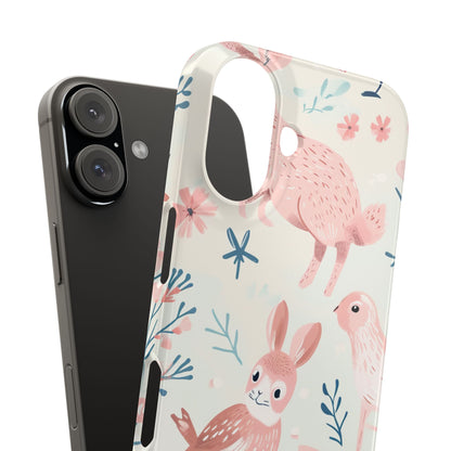 Pastel Whimsical Nature - Slim iPhone 16 Phone Case