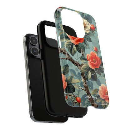 Coral Bloom iPhone 15 Pro Case - Tough+