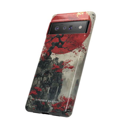 Zen Serenity in Red Harmony Google Pixel 6 - Tough Phone Case