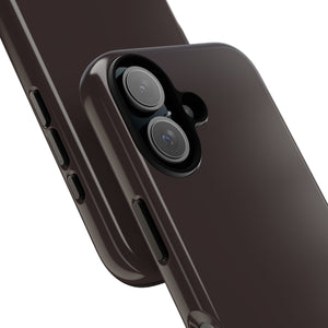 Deep Brown Minimalist Elegance - for iPhone 16