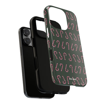 Candy Canes Aligned - iPhone Case