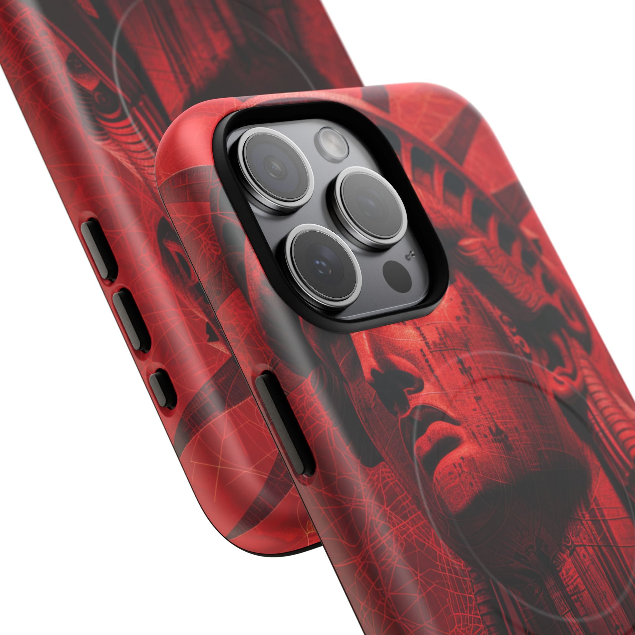 Zen Red Liberty Vision iPhone 15 | Tough+ Phone Case