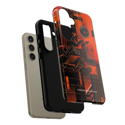 Gradient Circuitburst Samsung S24 - Tough Phone Case