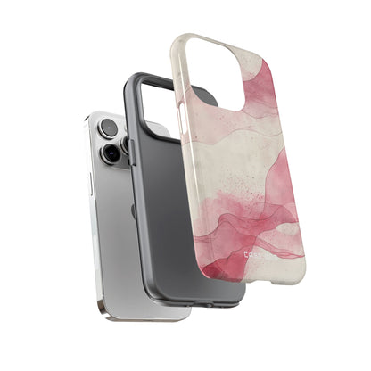 Crimson Waves iPhone 14 Pro Case - Tough