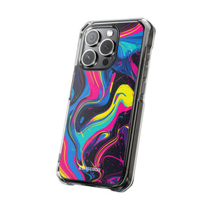 Pantone Neon Patterns | Phone Case for iPhone (Clear Impact Case - Magnetic)