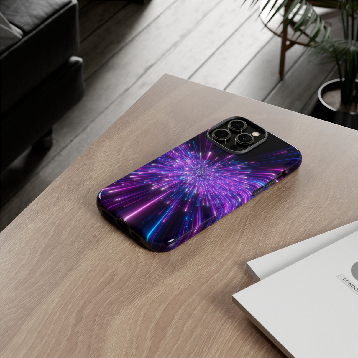 Speed of light in Galaxy iPhone Case (Protective) Phone Case