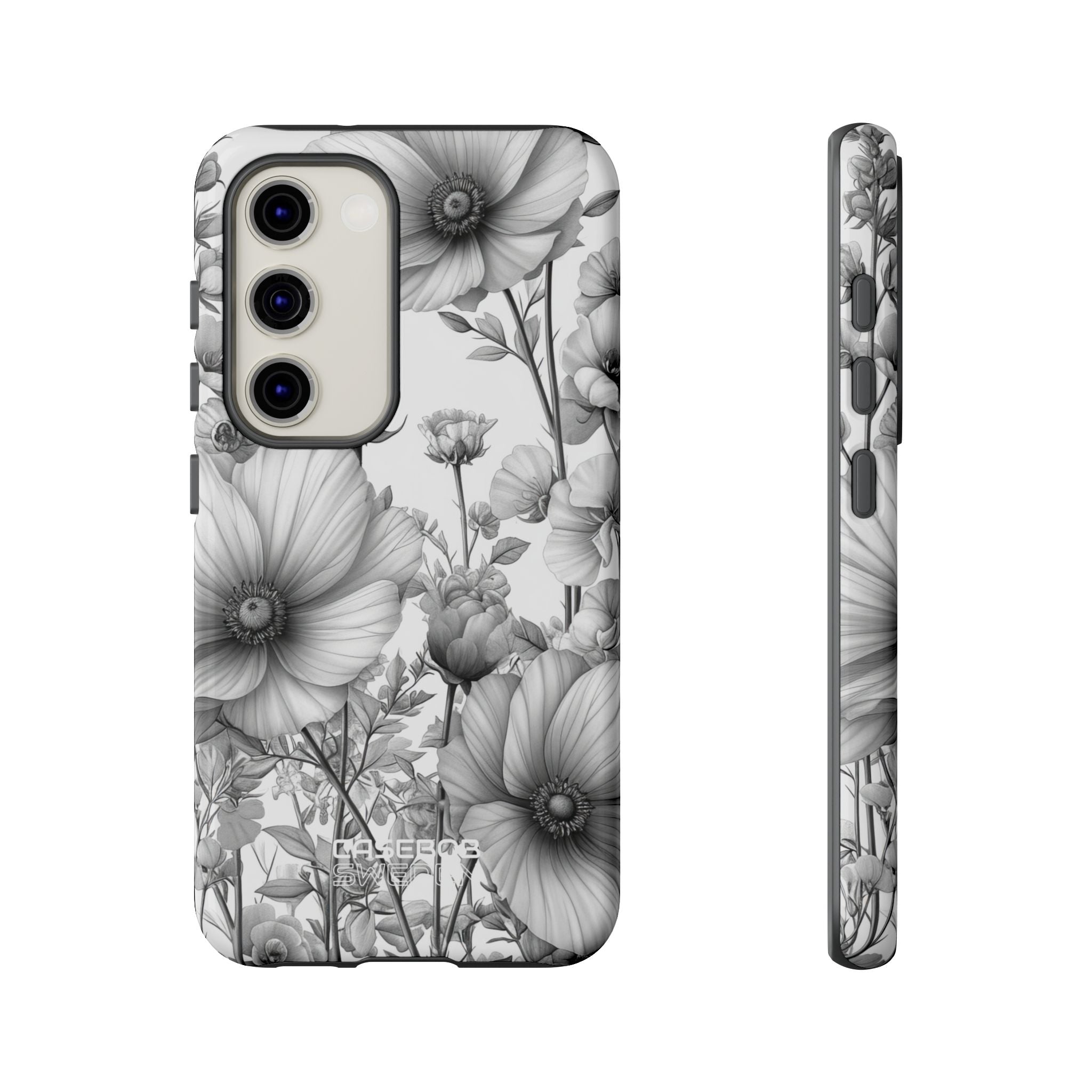 Vintage Floral Etching Samsung S23 - Tough