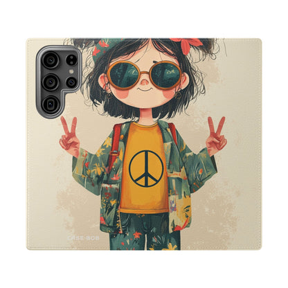 Peace Pigtails - Samsung S23 Ultra Case - Wallet