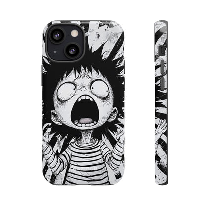 Screaming Stripes iPhone 13 Mini Case - Tough