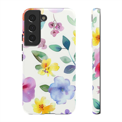 Whimsical Watercolor Florals - Samsung Case