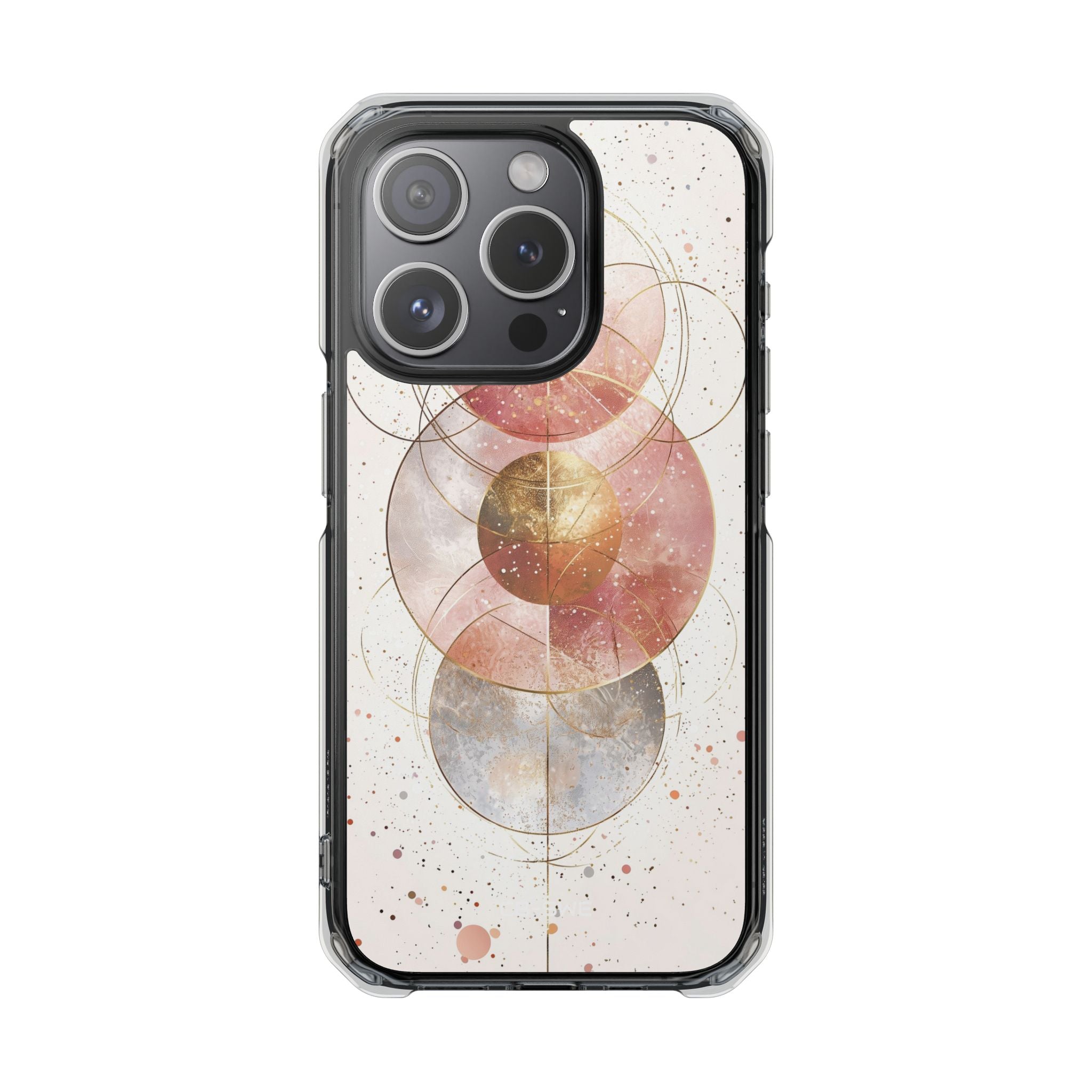 Circle Envelops Light iPhone Case - Impact