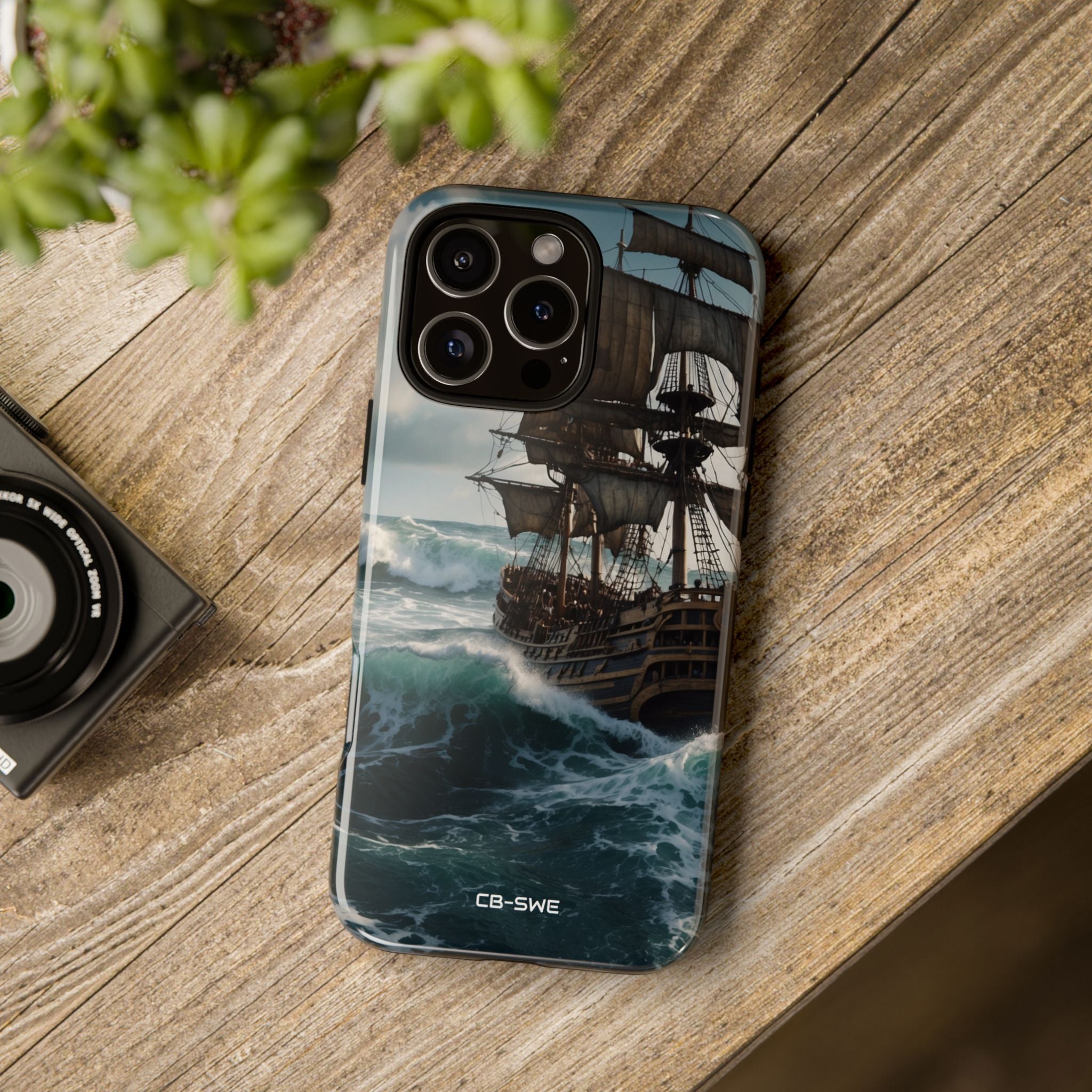 Ship Faces Waves - iPhone Case