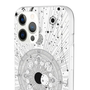 Celestial Mandala Mystique | Flexible Phone Case for iPhone