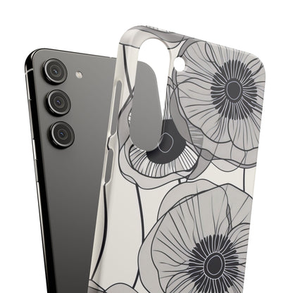 Moderne minimalistische Blumen Samsung S23 - Schlanke Handyhülle