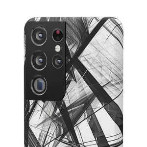 Monochrome Chaos | Slim Phone Case for Samsung