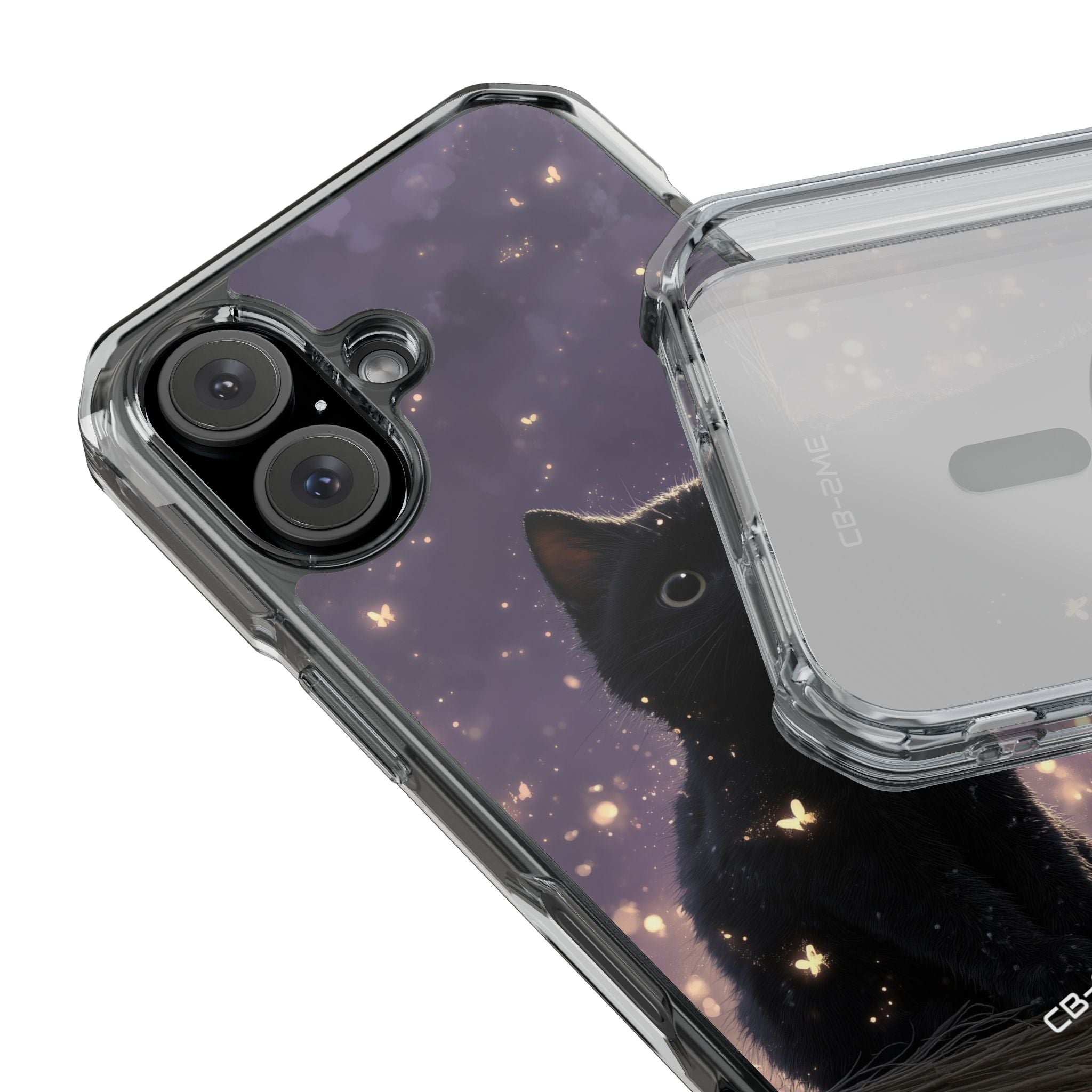 Whimsical Cat Soars iPhone Case - Impact