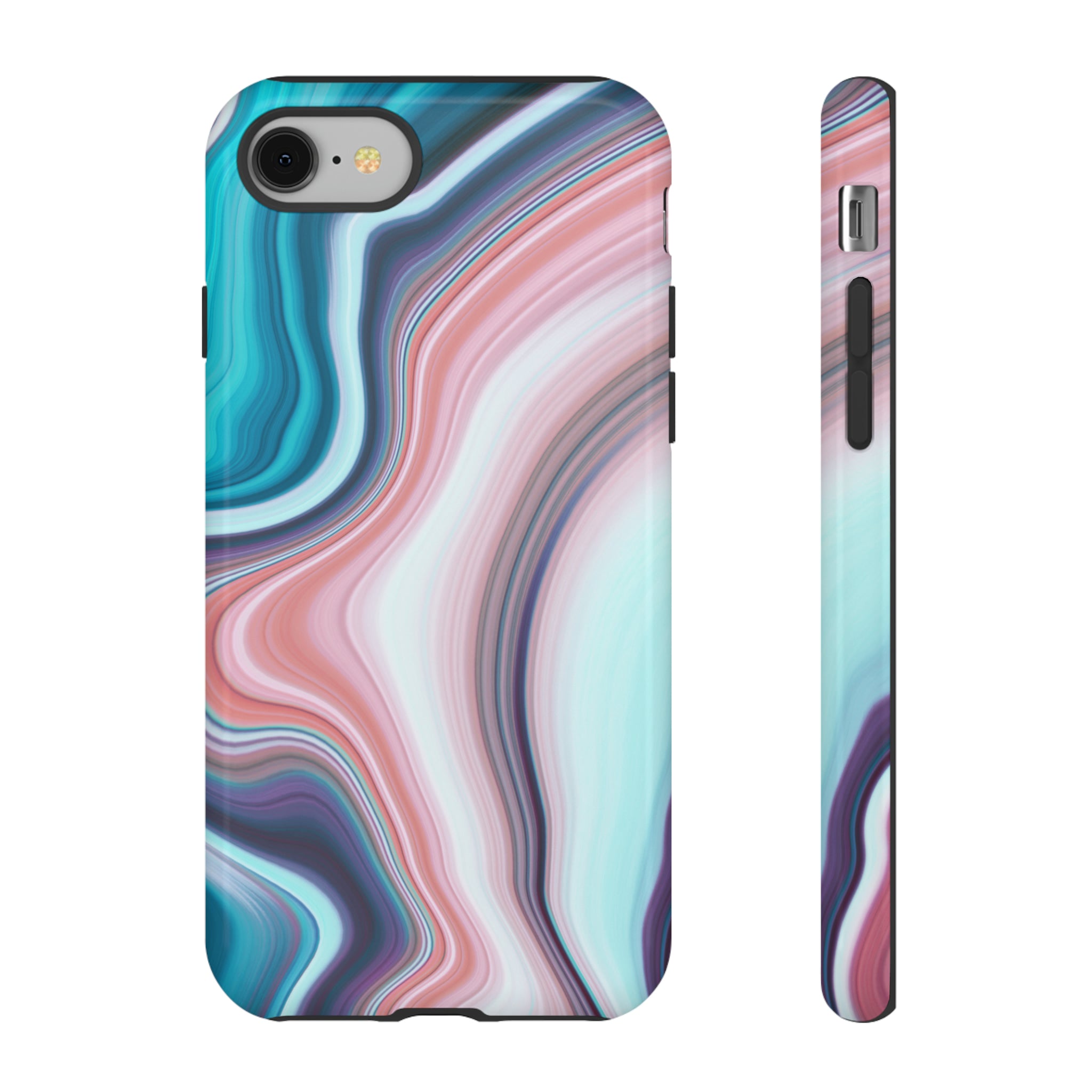 Pink Swirls - Protective Phone Case