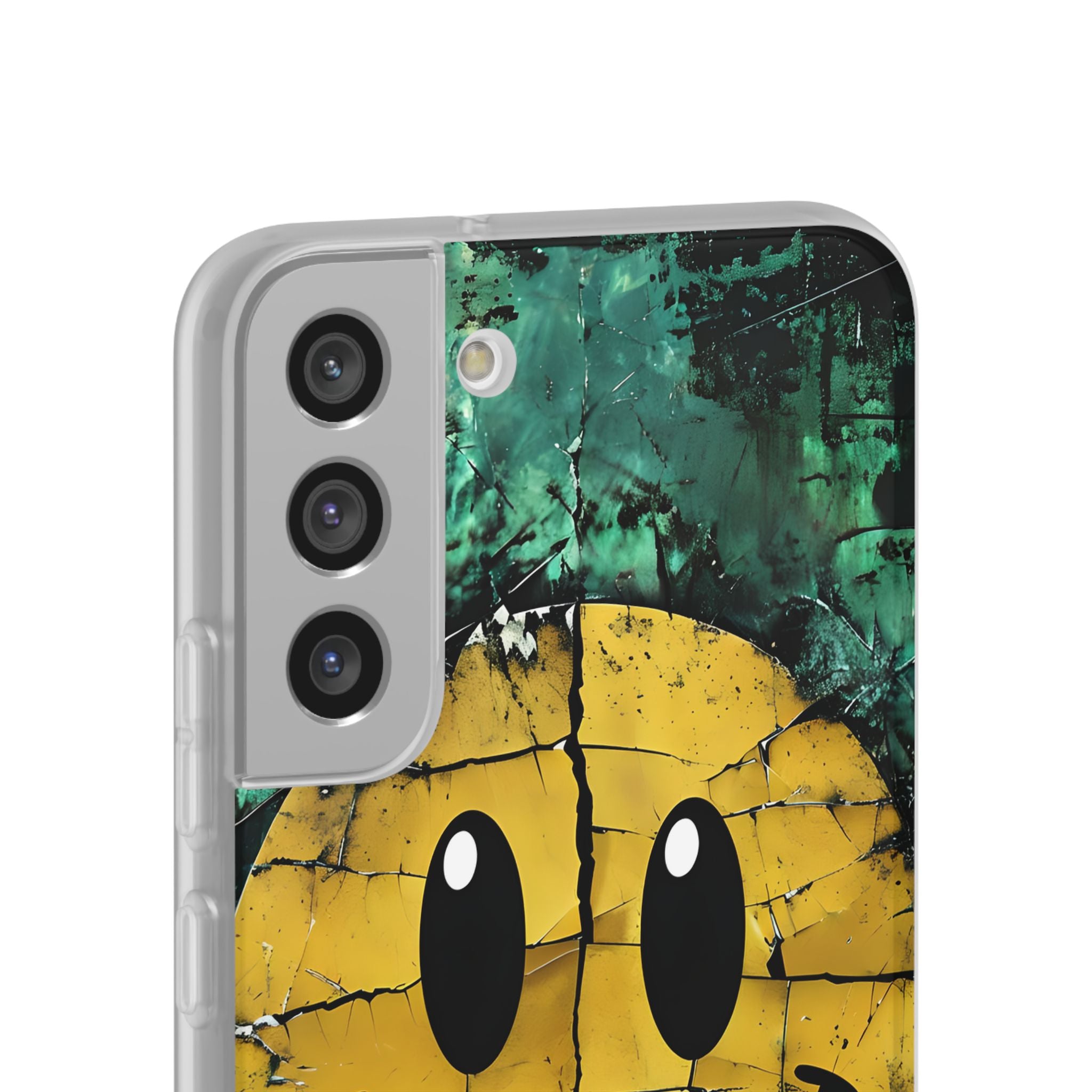 Cracked Smiley Samsung S22 Plus - Soft Case