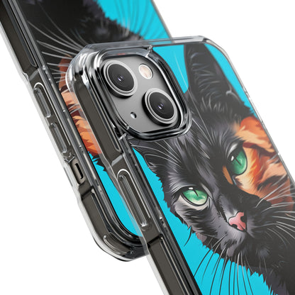 Curious Cat Stare iPhone Case - Impact