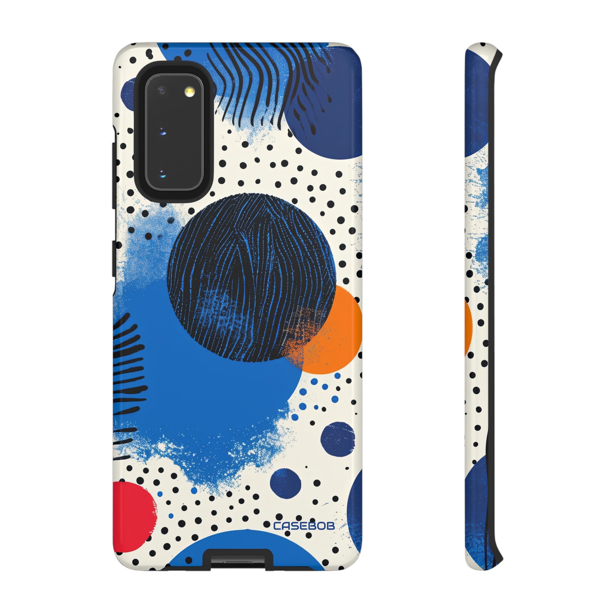 Blue Tranquil Geometry - Protective Phone Case