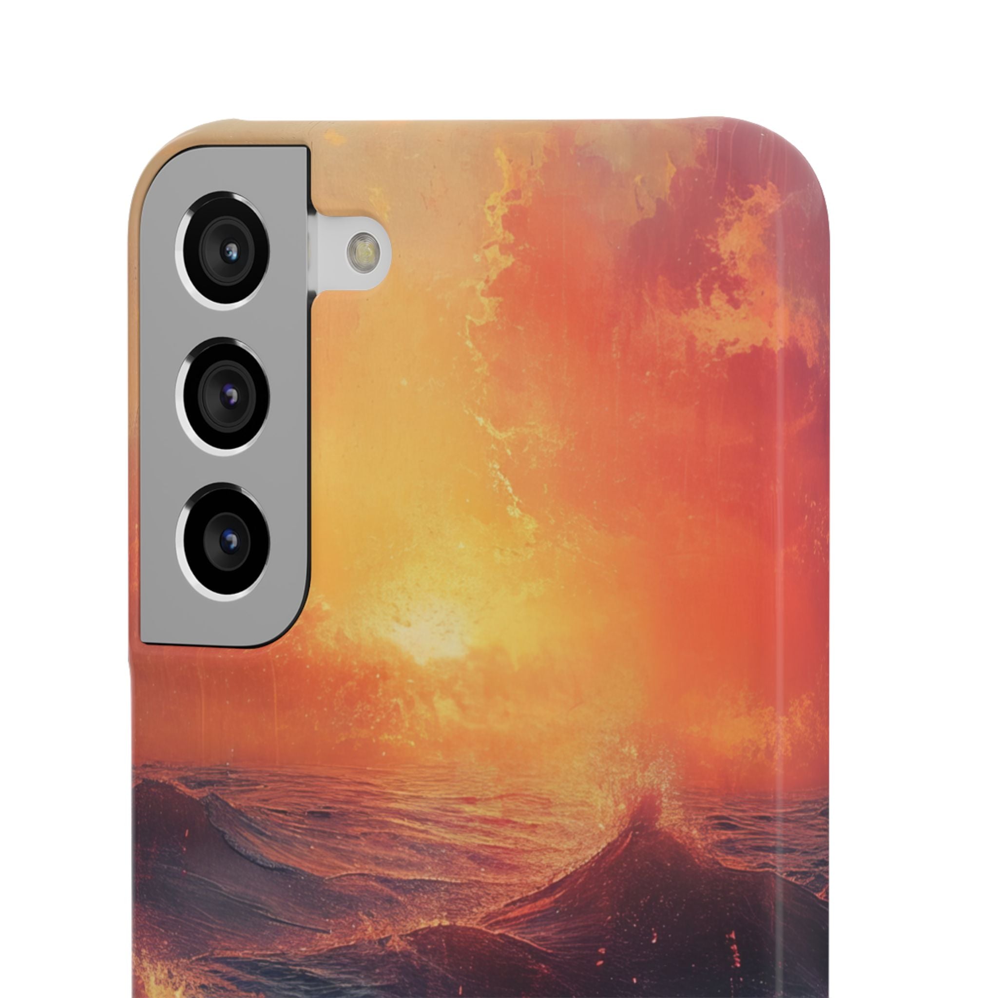 Ocean Sunset Waves - Slim Samsung S22 Phone Case