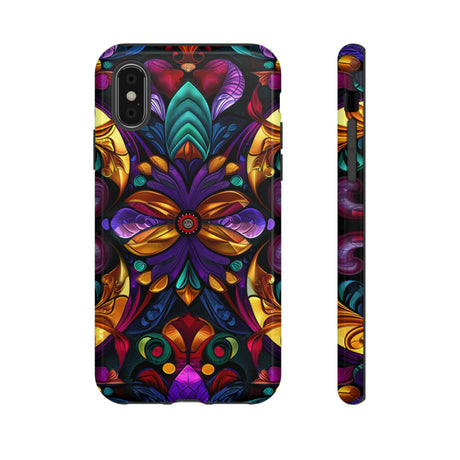 Gothic Stained Glass Majesty - Protective Phone Case