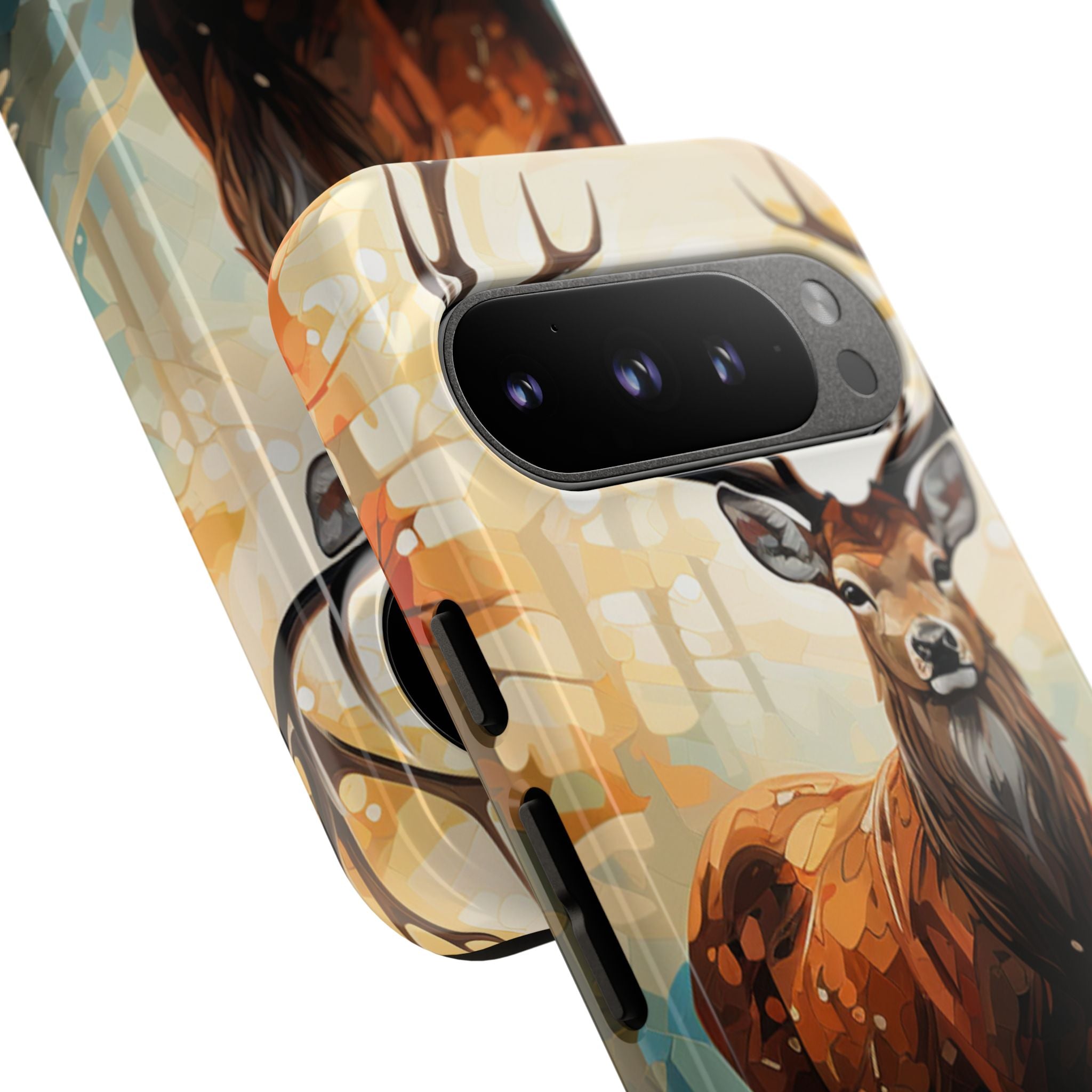 Glowing Stag Google Pixel 9 Pro Case - Tough