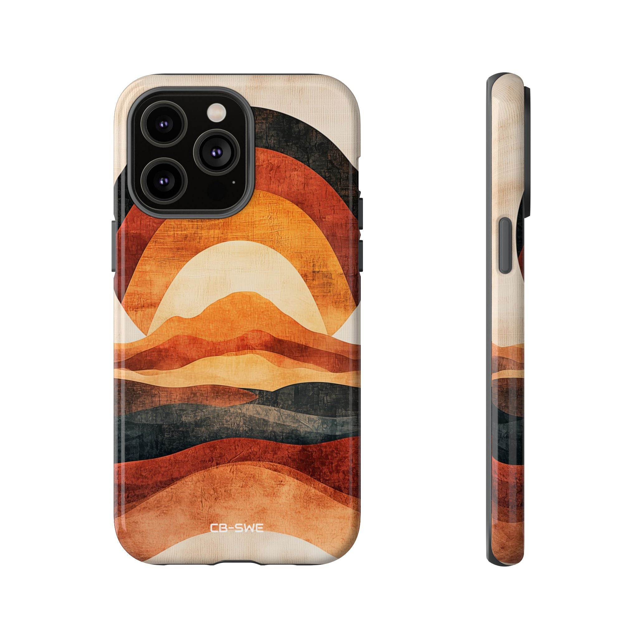 Sunrise Embraces Mountains - iPhone Case