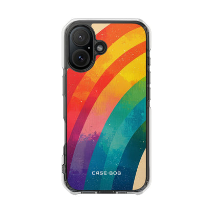 Textured Rainbow Arc iPhone 15 Case - Impact
