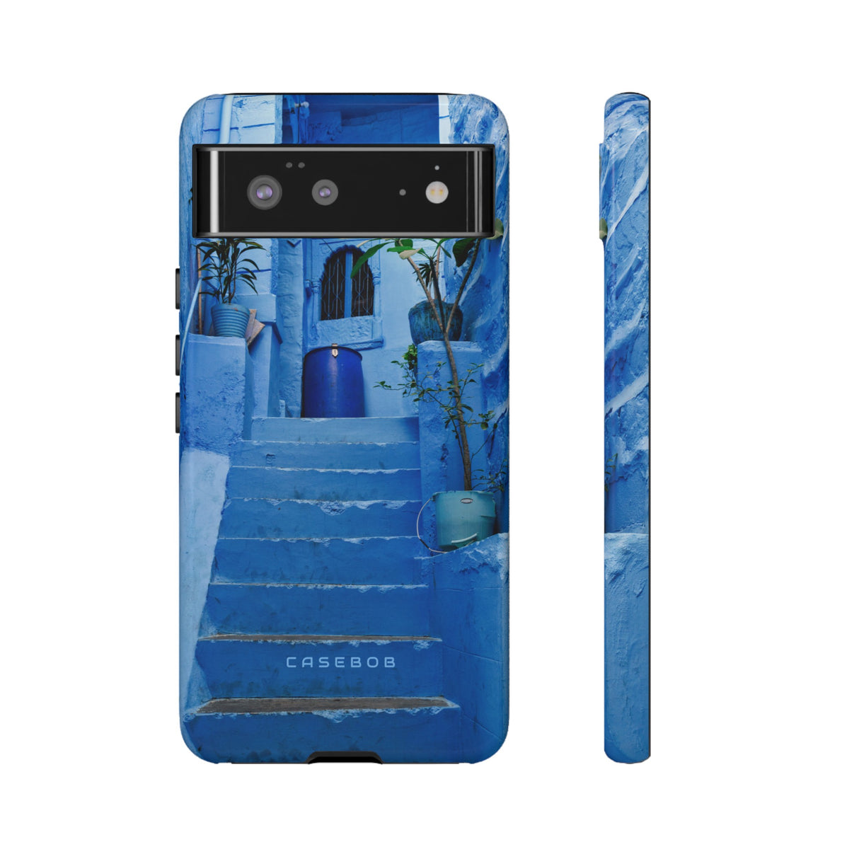 Blue City Morocco - Protective Phone Case