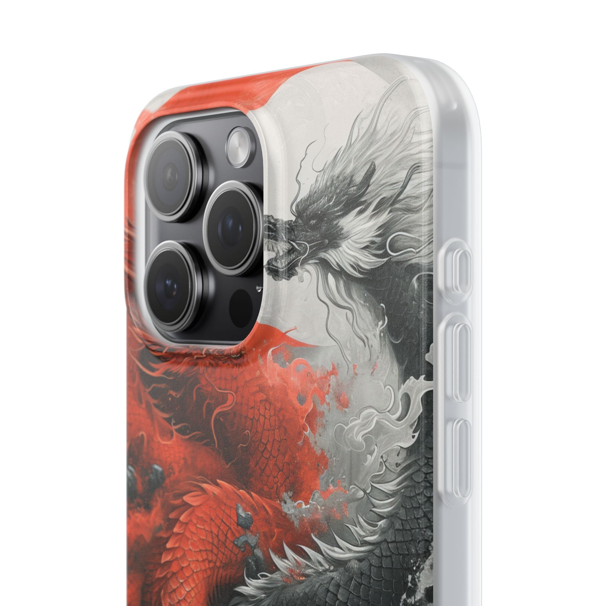 Zen Dragon Harmony iPhone 15 - Flexi Phone Case