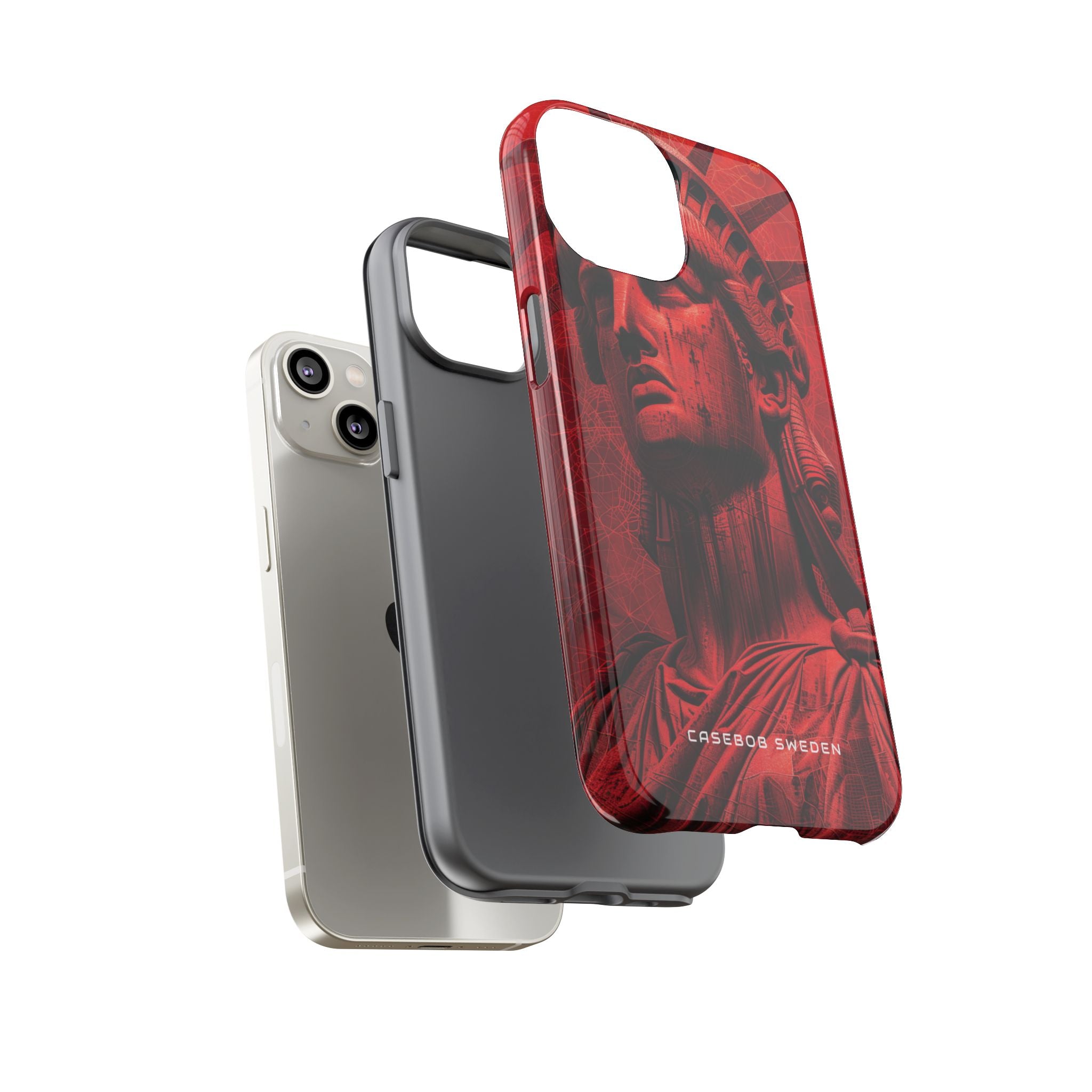 Zen Red Liberty Vision iPhone 14 - Tough Phone Case