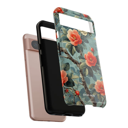 Coral Bloom Google Pixel 8 Case - Tough