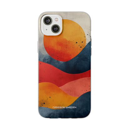 Sunburst Waves - Flexi iPhone 14 Phone Case