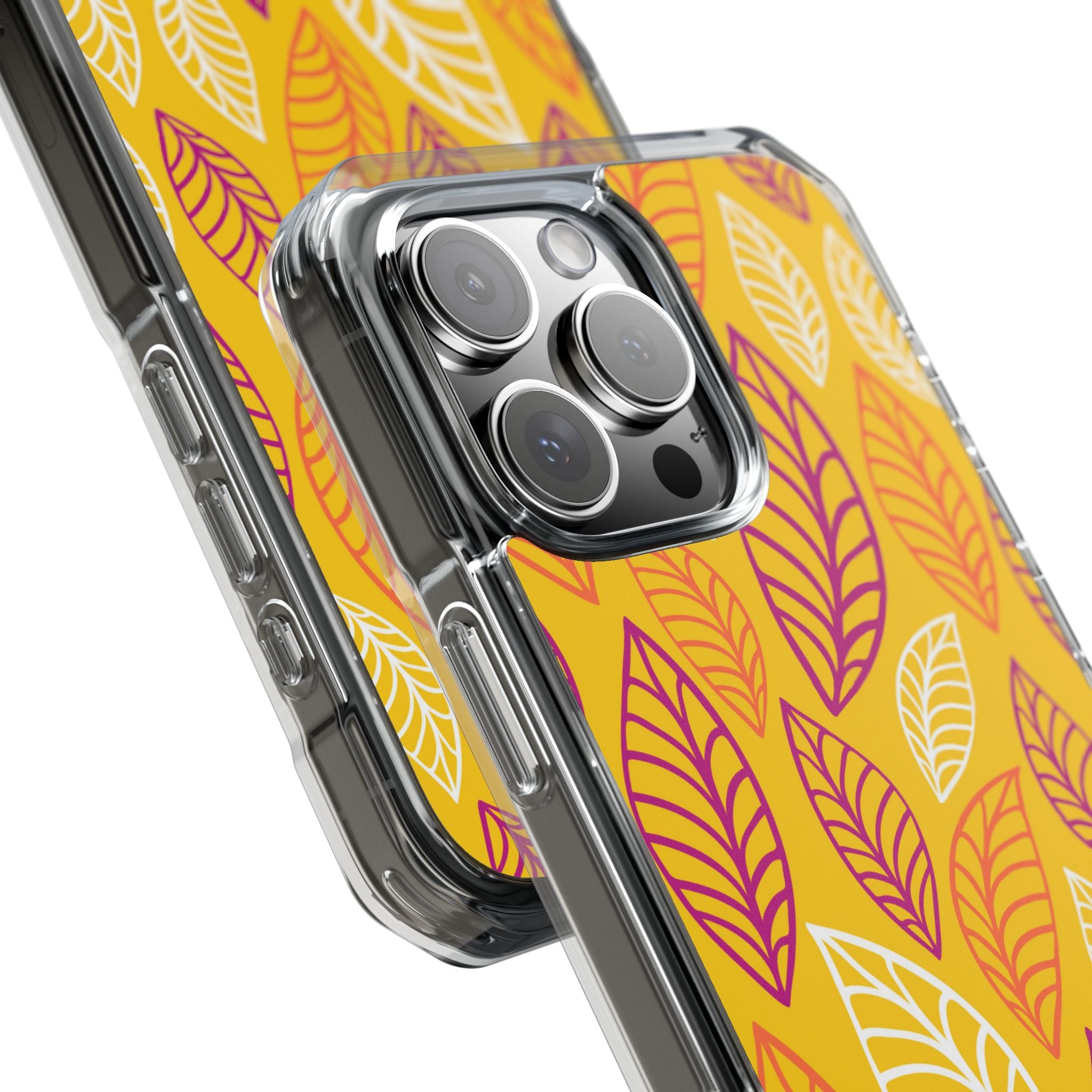 Vibrant Leaf Symphony iPhone Case - Impact