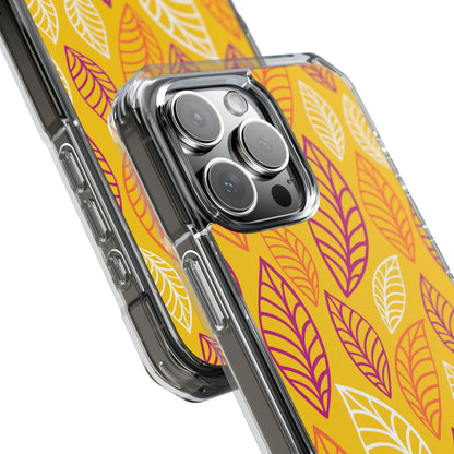 Vibrant Leaf Symphony iPhone Case - Impact