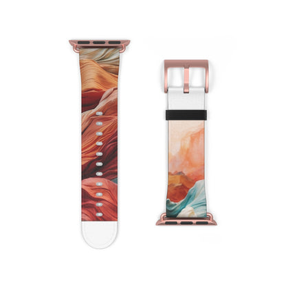 Fabric Peaks Sunset - Watch Band