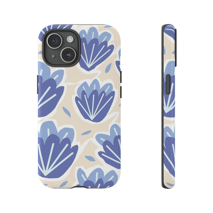 Light Blue Happy Flower - Protective Phone Case