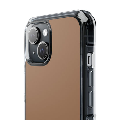 Chamoisee Brown - Clear Impact Case for iPhone