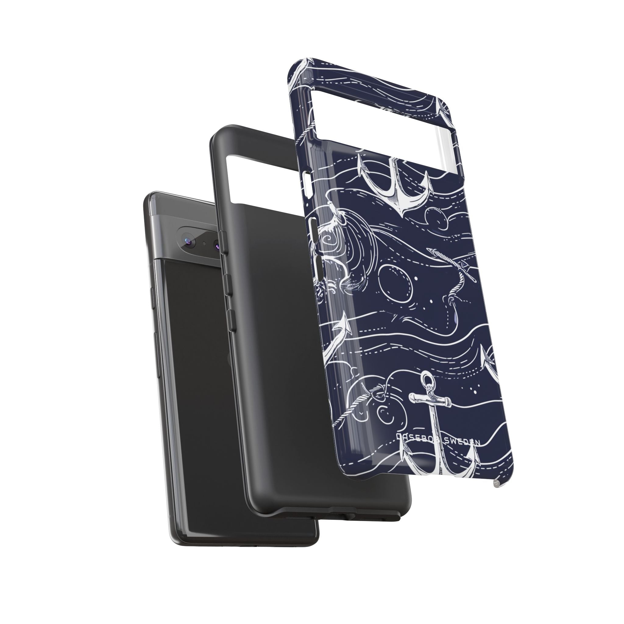 Gradient Anchorflow Waves Google Pixel 7 - Tough Phone Case