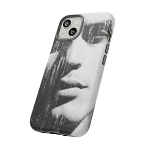 Black & White Pop Art - Protective Phone Case