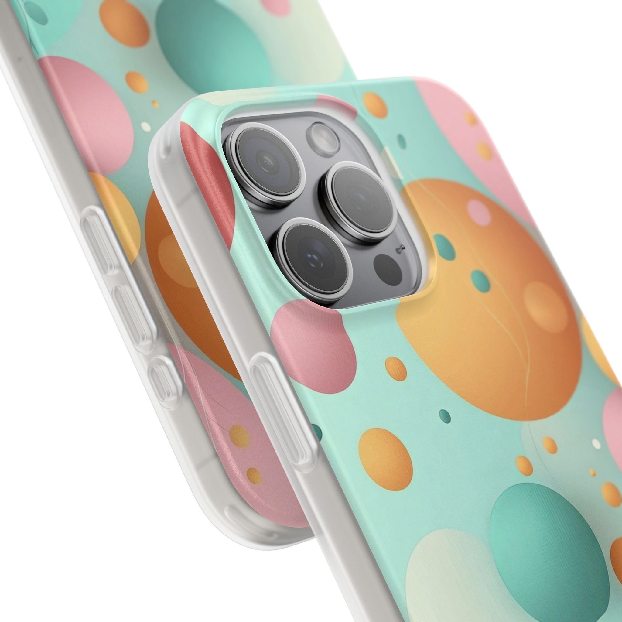 Pastel Circles iPhone 15 Pro Max Case - Soft