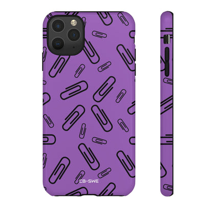 Paperclips Dance Playfully - iPhone Case