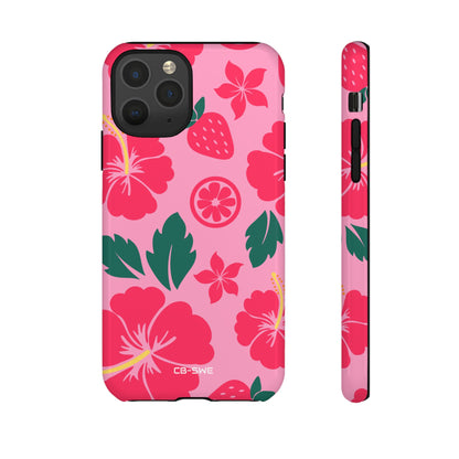 Tropical Hibiscus Harmony - iPhone Case