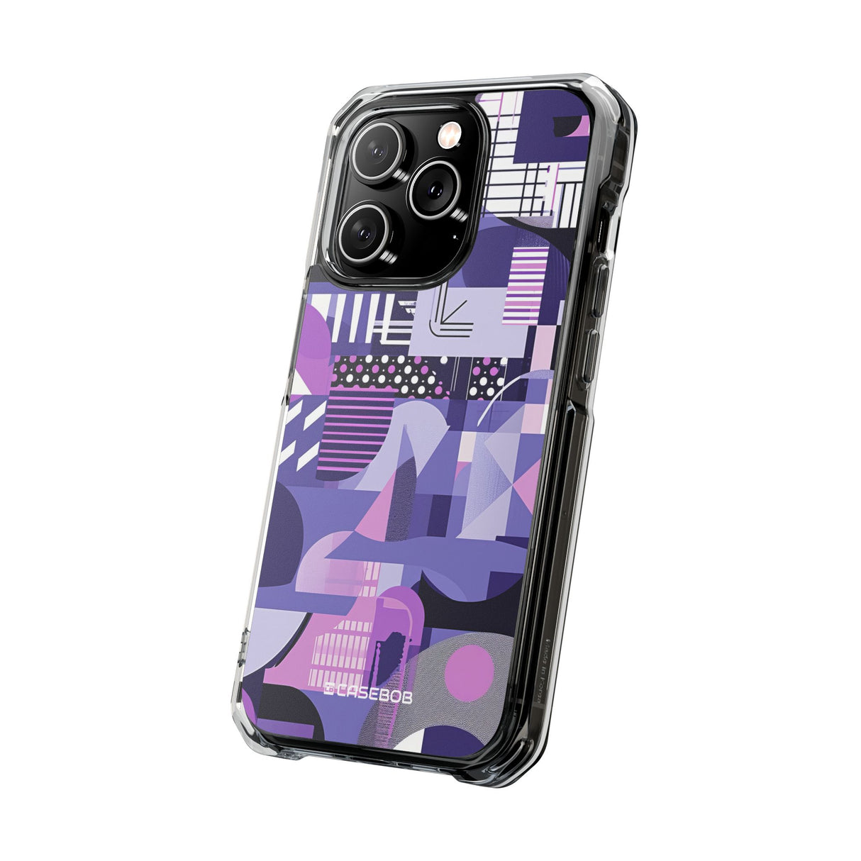 Ultra Violet Design | Handyhülle für iPhone (Clear Impact Case – magnetisch)