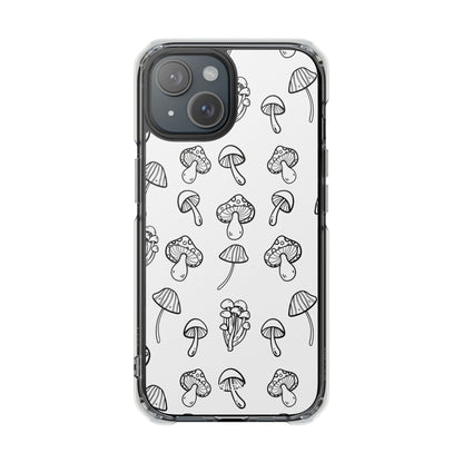 Mushroom Line Play iPhone Case - Impact