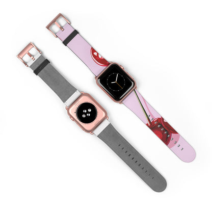 Glossy Cherry Glow - Watch Band