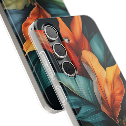 Tropical Leafburst Samsung S24 Case - Soft